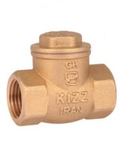 شیر یکطرفه برنجی