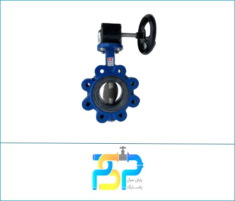 شیر پروانه ای چدنی ویفری لاگ گیربکسی برند میراب 