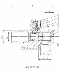 نقشه فنی شیر پیسوار