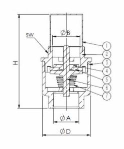 in-line-check-foot-valve-montaj