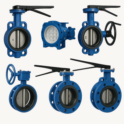 شیر پروانه ای پایش سیال