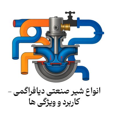 انواع شیر صنعتی دیافراگمی - کاربرد و ویژگی ها